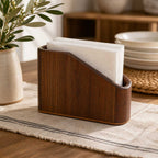 Handcrafted Walnut & Oak Wood Napkin Holder | Muliple Designs | Raising Grain Wood Works - Che Cose Belle