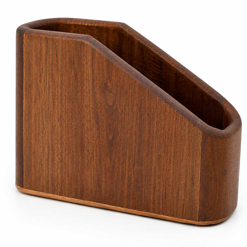 Handcrafted Walnut & Oak Wood Napkin Holder | Muliple Designs | Raising Grain Wood Works - Che Cose Belle