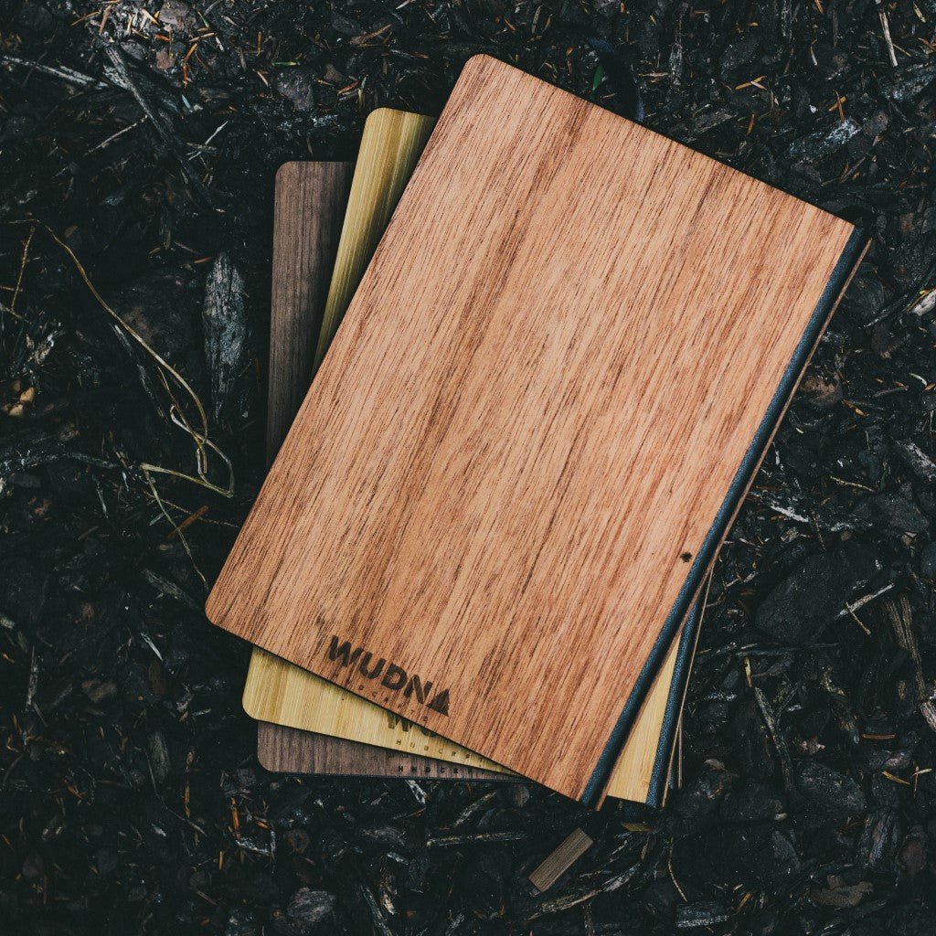 Handcrafted Wooden Journal / Planner (Laser-Engraved Simple Tree) - Che Cose Belle