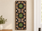Handmade Amish Barn Quilt Banner Wall Art – 10.5in x 30in Reclaimed Wood Mosaic - Che Cose Belle
