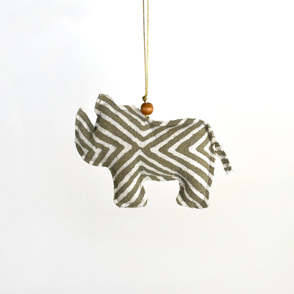 Handmade Batik Safari Animal Christmas Ornaments – Set of 4 - Che Cose Belle