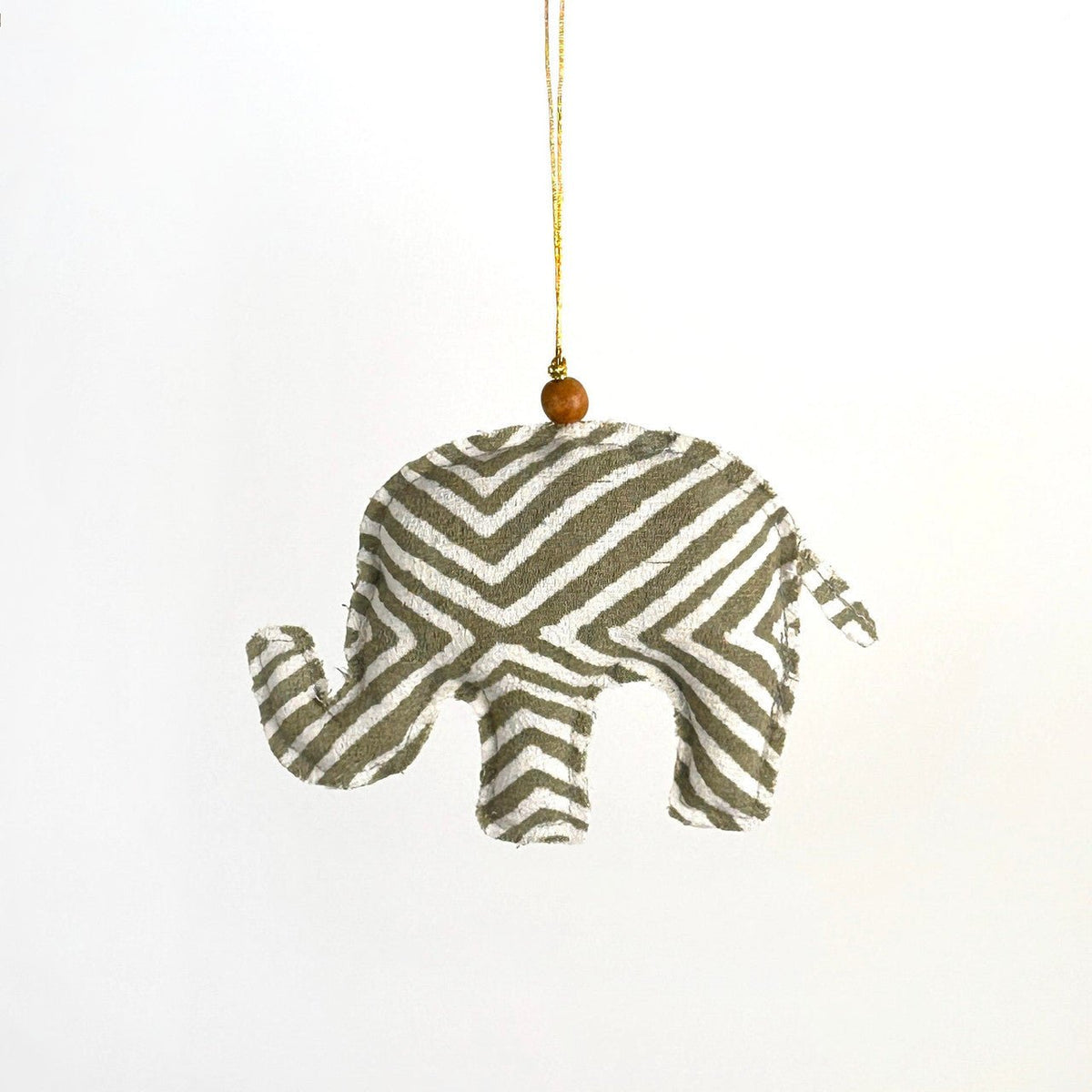 Handmade Batik Safari Animal Christmas Ornaments – Set of 4 - Che Cose Belle