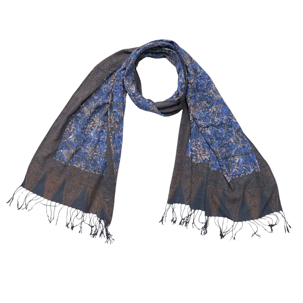 Handmade Batik Scarf - 100% Soft Cotton - Butterfly Brown - Che Cose Belle