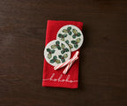 Handmade Beaded Holiday Coaster – Christmas Table Decor by Payton James - Che Cose Belle