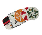 Handmade Beaded Holiday Coaster – Christmas Table Decor by Payton James - Che Cose Belle