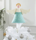 Handmade Blue Angel Christmas Tree Topper Arcadia Home - Che Cose Belle