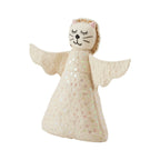 Handmade Cat Angel Felt Christmas Tree Topper Cream Arcadia Home - Che Cose Belle