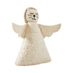 Handmade Cat Angel Felt Christmas Tree Topper Cream Arcadia Home - Che Cose Belle