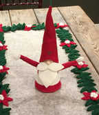 Handmade Christmas Gnome Tree Topper Hand Felted Wool Arcadia Home - Che Cose Belle