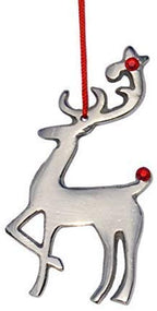 Handmade Christmas Ornaments Set of 8 with Red Ruby - Che Cose Belle