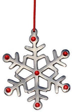 Handmade Christmas Ornaments Set of 8 with Red Ruby - Che Cose Belle