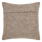 Handmade Christmas Pillow Hand Felted Wool - Green Tree Gray - 20" Arcadia Home - Che Cose Belle