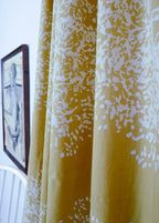 Handmade Curtain, 84 - inch Long Cotton Panel - Forest Tree - Che Cose Belle