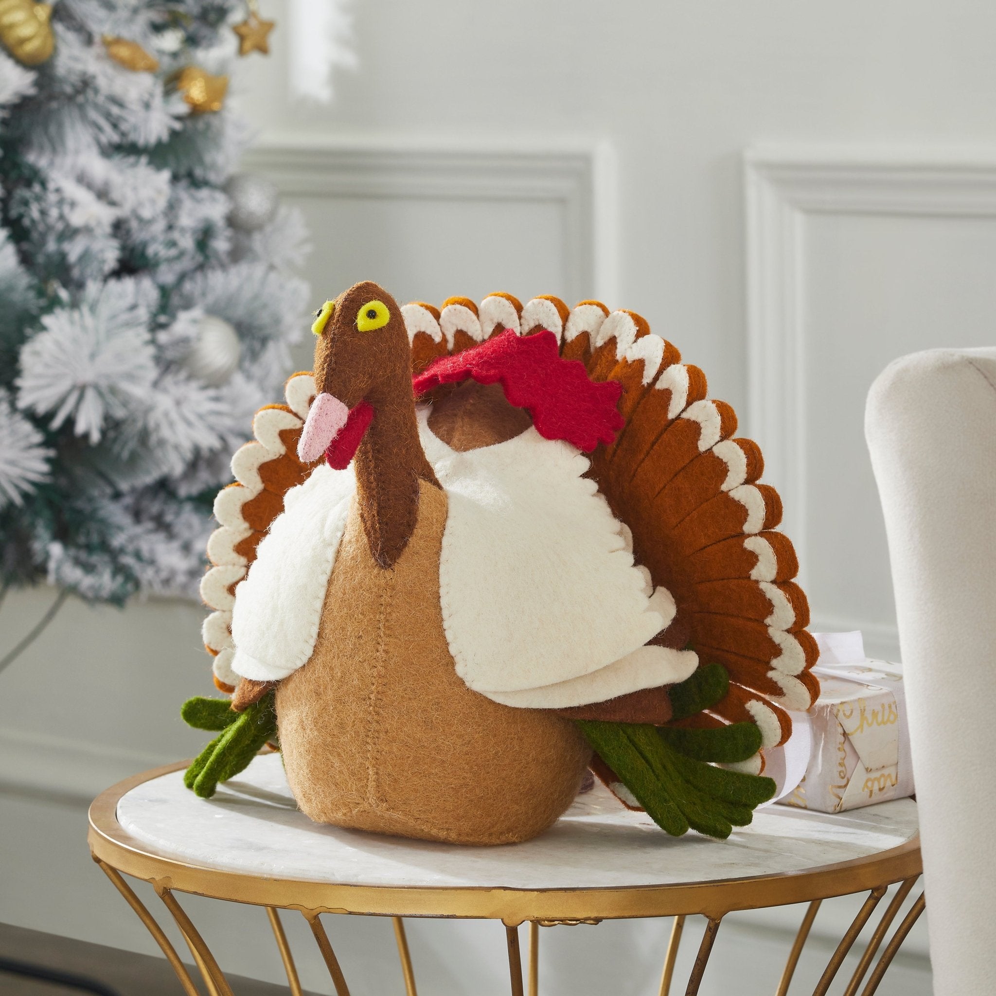 Handmade Decorative Turkey Hand Felted Wool Arcadia Home