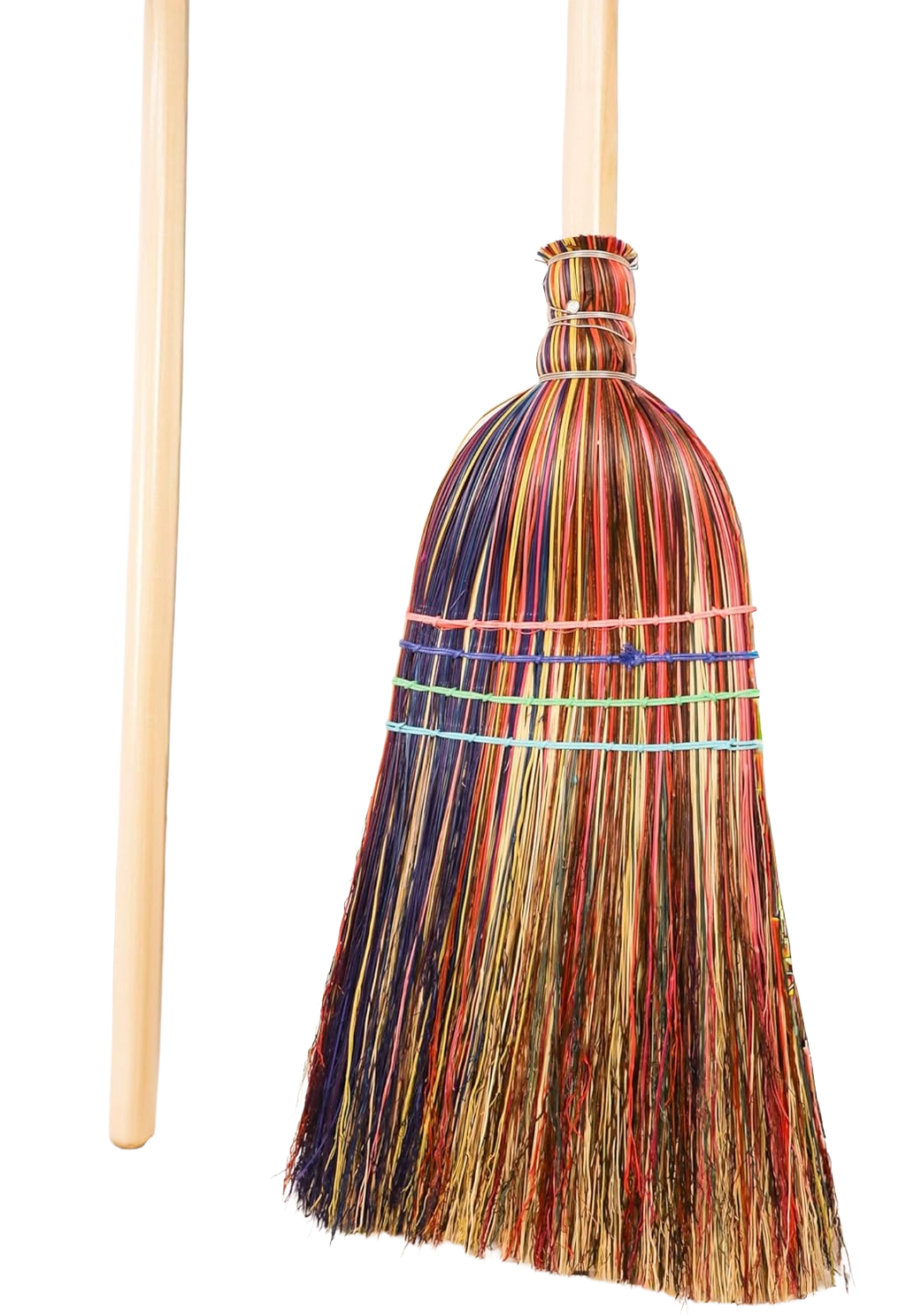 Handmade Farmhouse Broom – Traditional Broomcorn Sweeper, Rustic Country Decor & Functional Cleaning Broom Made in USA - Che Cose Belle