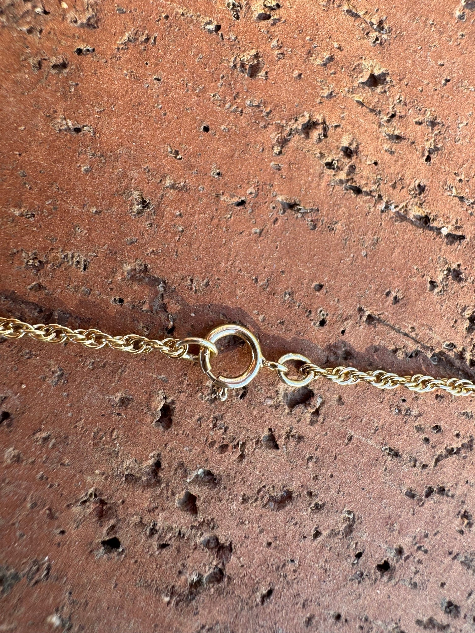 Handmade Gold Filled Over Sterling Silver & Opal Inlay Pendant Necklace - Che Cose Belle