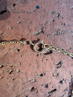 Handmade Gold Filled Over Sterling Silver & Sonoran Mountain Turquoise Inlay Pendant Necklace - Che Cose Belle