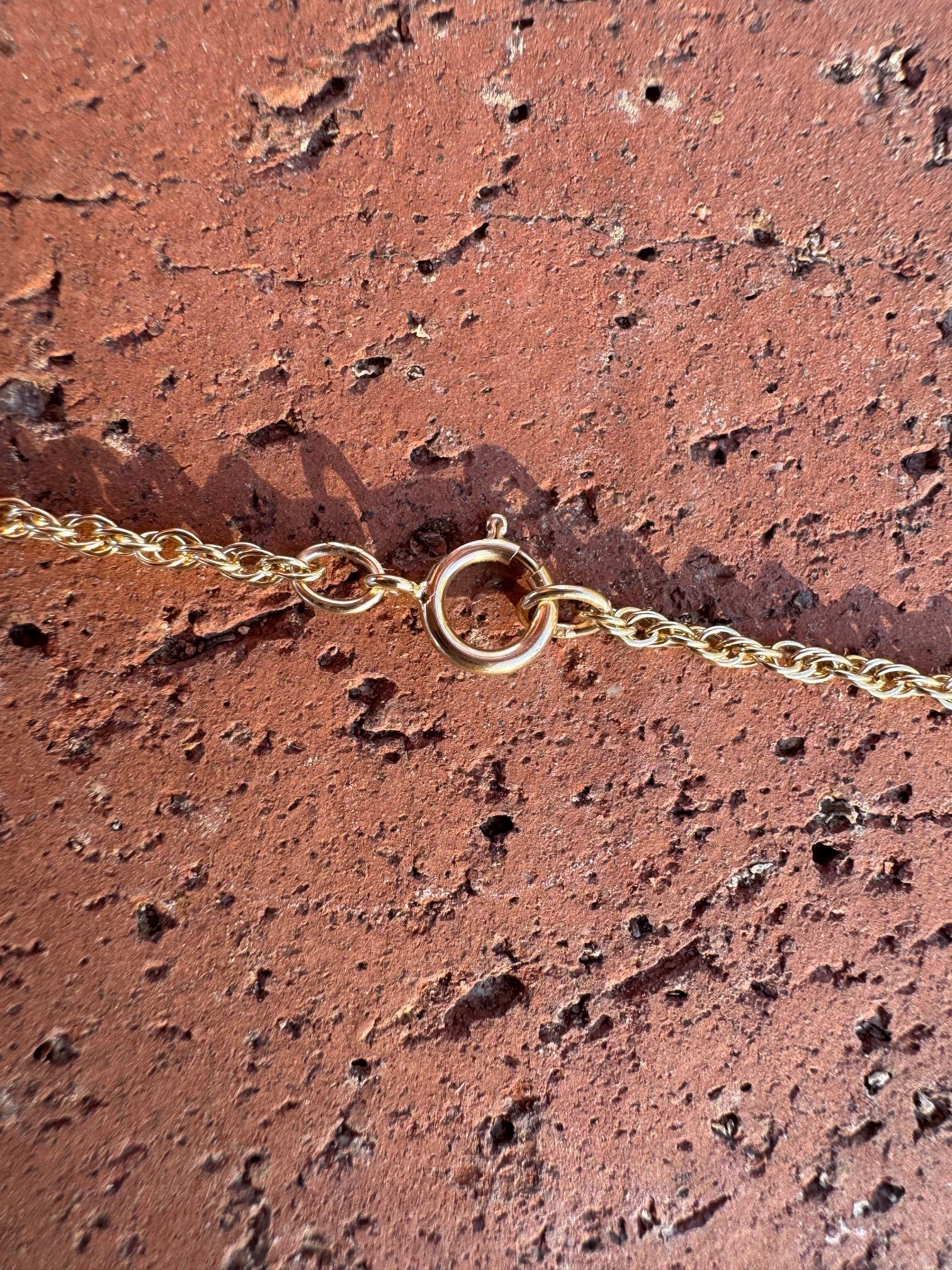 Handmade Gold Filled Over Sterling Silver & Sonoran Mountain Turquoise Inlay Pendant Necklace 18" - Che Cose Belle