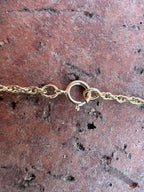Handmade Gold Filled Over Sterling Silver & Sonoran Mountain Turquoise Inlay Pendant Necklace - Che Cose Belle