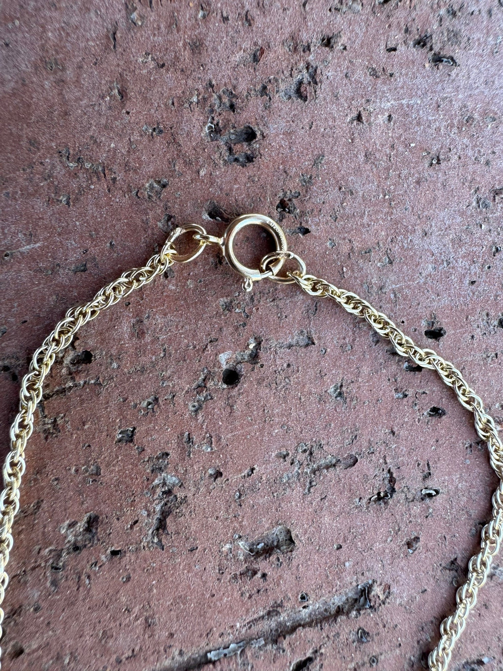 Handmade Gold Filled Over Sterling Silver & Turquoise Inlay Pendant Necklace 16" - Che Cose Belle