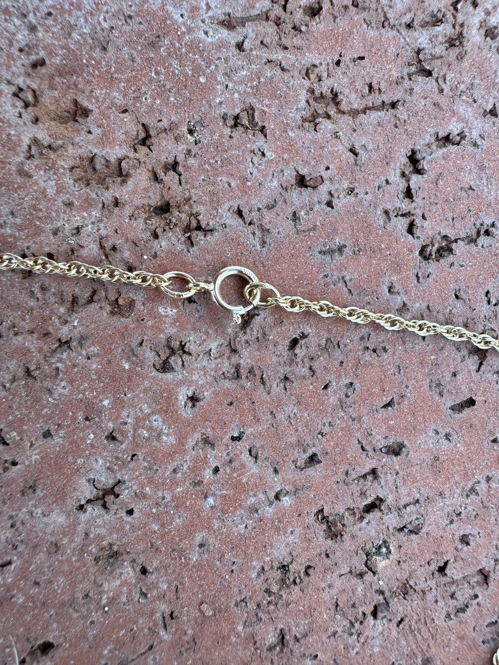 Handmade Gold Filled Over Sterling Silver & Turquoise Inlay Pendant Necklace 18" - Che Cose Belle
