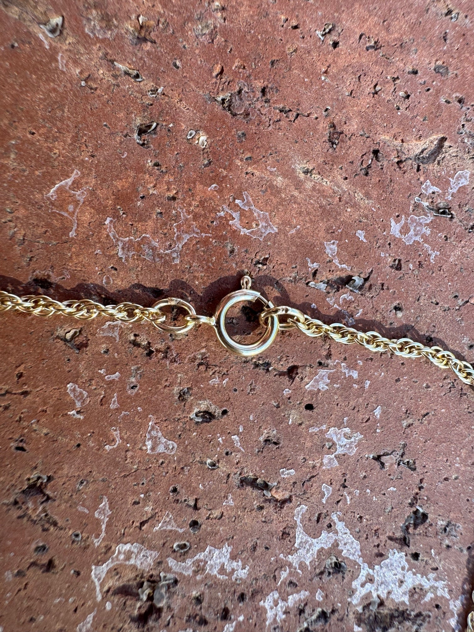 Handmade Gold Filled Over Sterling Silver & Turquoise Inlay Pendant Necklace - Che Cose Belle