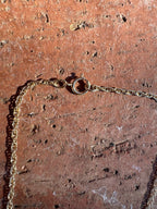 Handmade Gold Filled Over Sterling Silver & Turquoise Inlay Pendant Necklace - Che Cose Belle