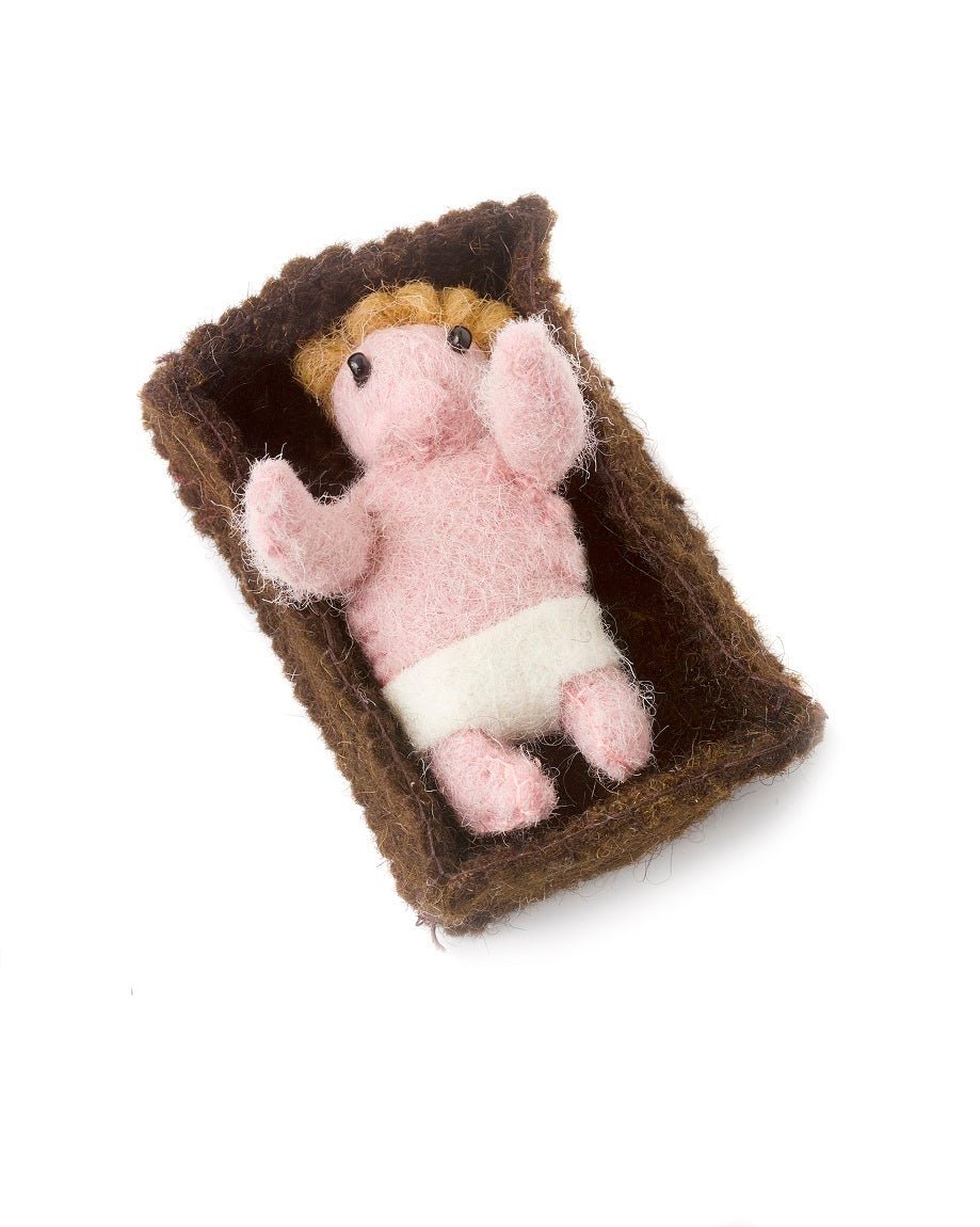 Handmade Nativity Scene Hand Felted Wool Arcadia Home - Che Cose Belle