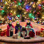 Handmade Nativity Scene Hand Felted Wool Arcadia Home - Che Cose Belle