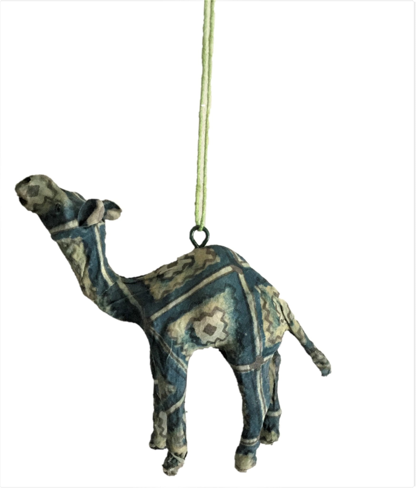 Handmade Paper Mache Camel Christmas Ornament Arcadia Home