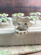 Handmade Sterling Silver Palomino Adjustable Ring "Signed Nizhoni" - Che Cose Belle