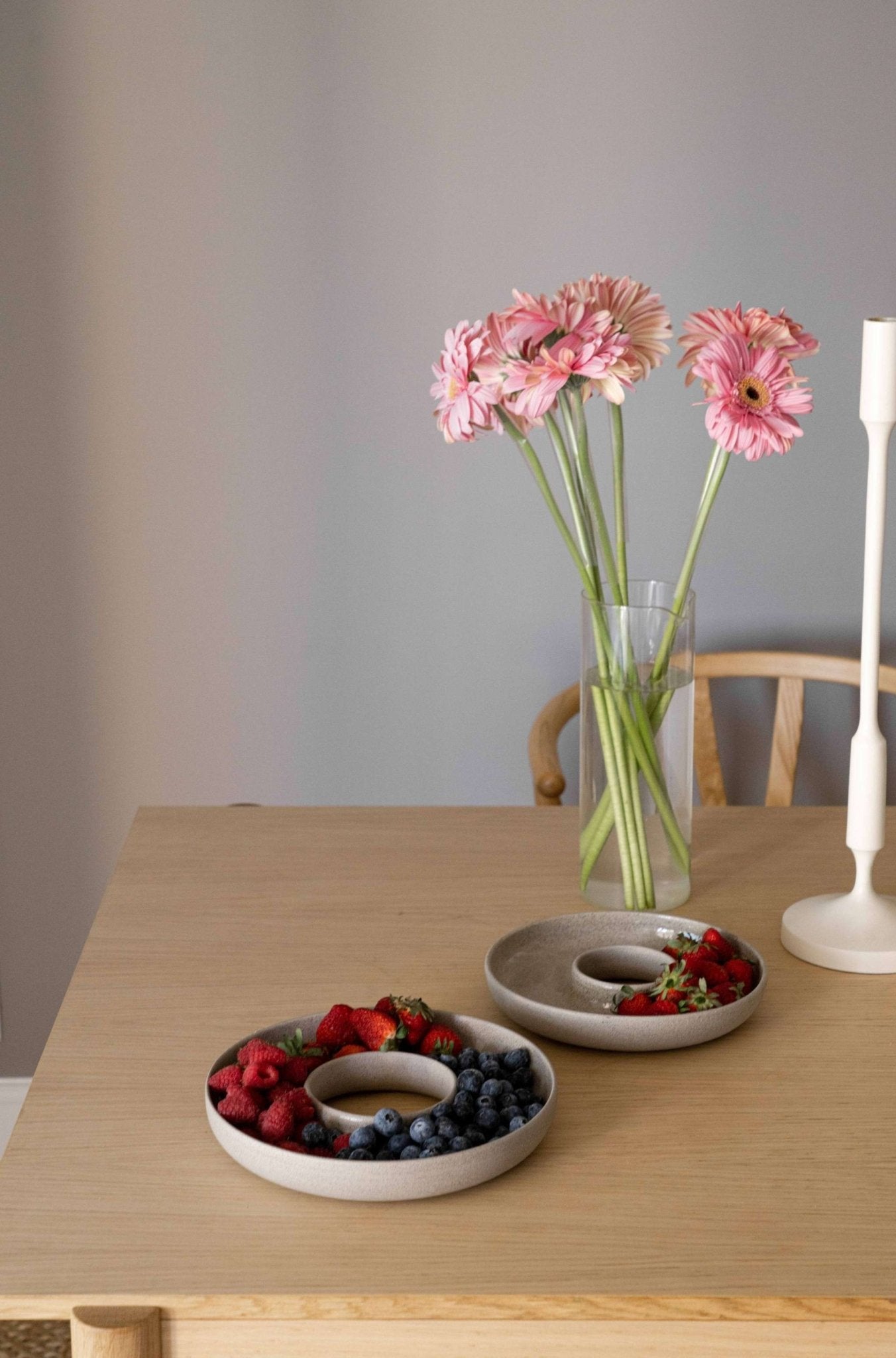 Handmade Stoneware Serving Dish "Concrete" - Che Cose Belle