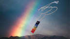 Handmade True Rainbow Crystal Rock Candy Necklace - Che Cose Belle