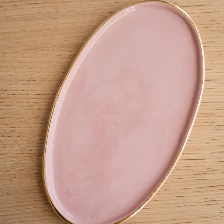 Handmade Ukrainian Porcelain Serving Platter - Che Cose Belle