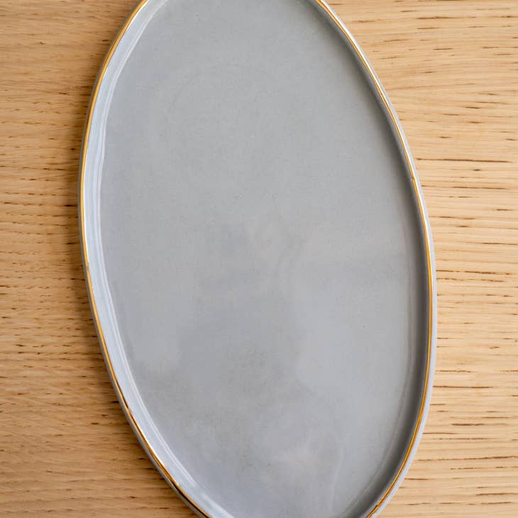 Handmade Ukrainian Porcelain Serving Platter - Che Cose Belle