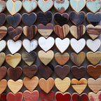 Handmade Wooden Hearts - Che Cose Belle