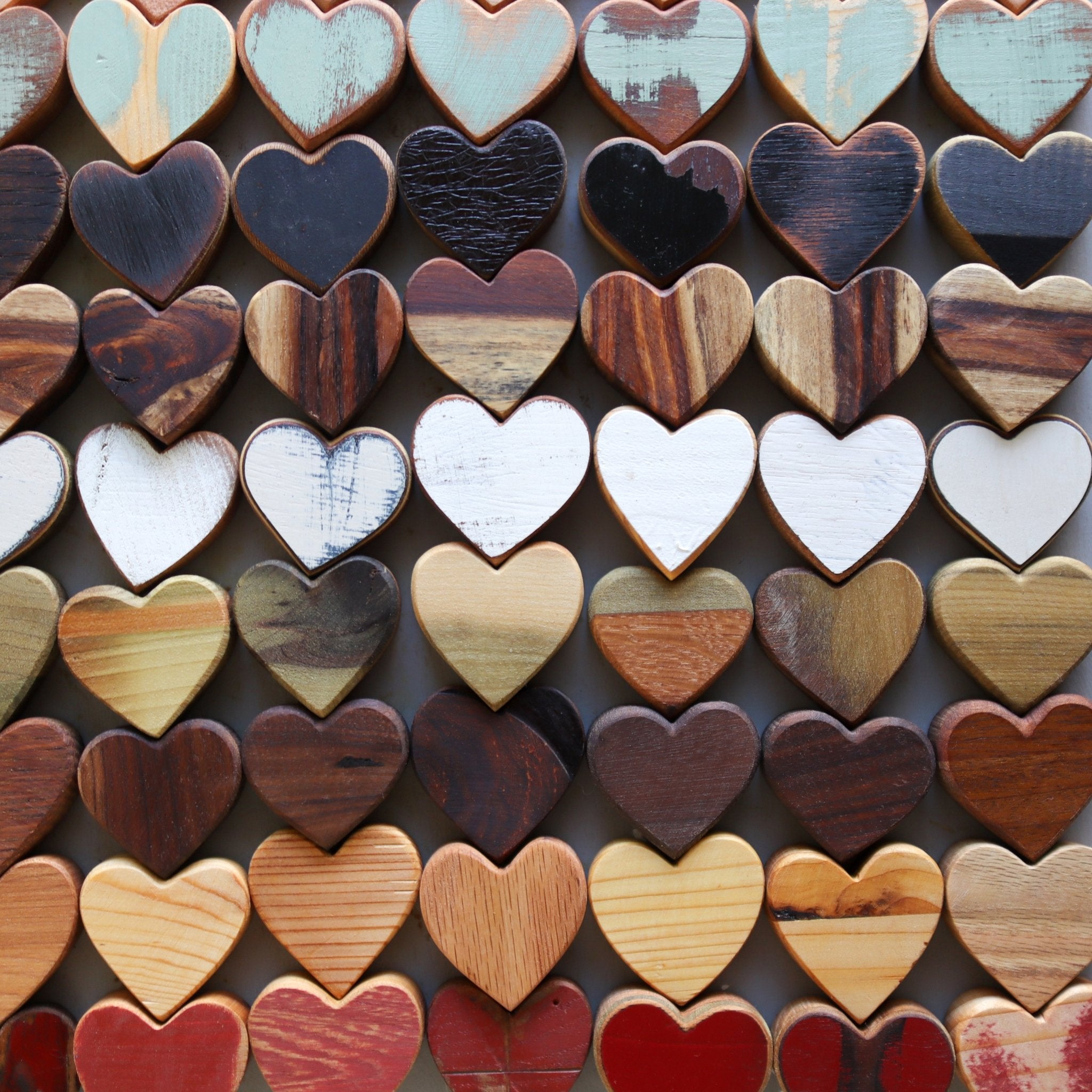 Handmade Wooden Hearts - Che Cose Belle