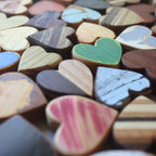 Handmade Wooden Hearts - Che Cose Belle