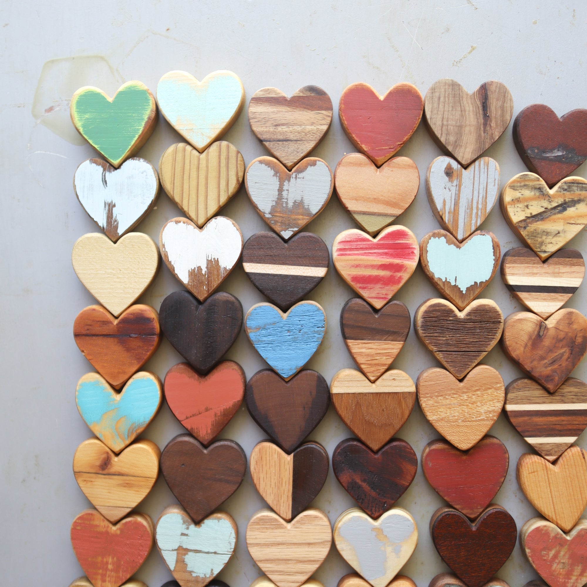Handmade Wooden Hearts - Che Cose Belle