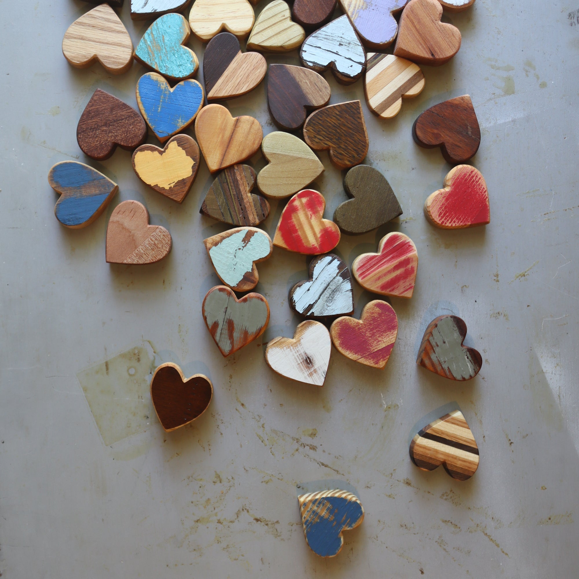 Handmade Wooden Hearts - Che Cose Belle