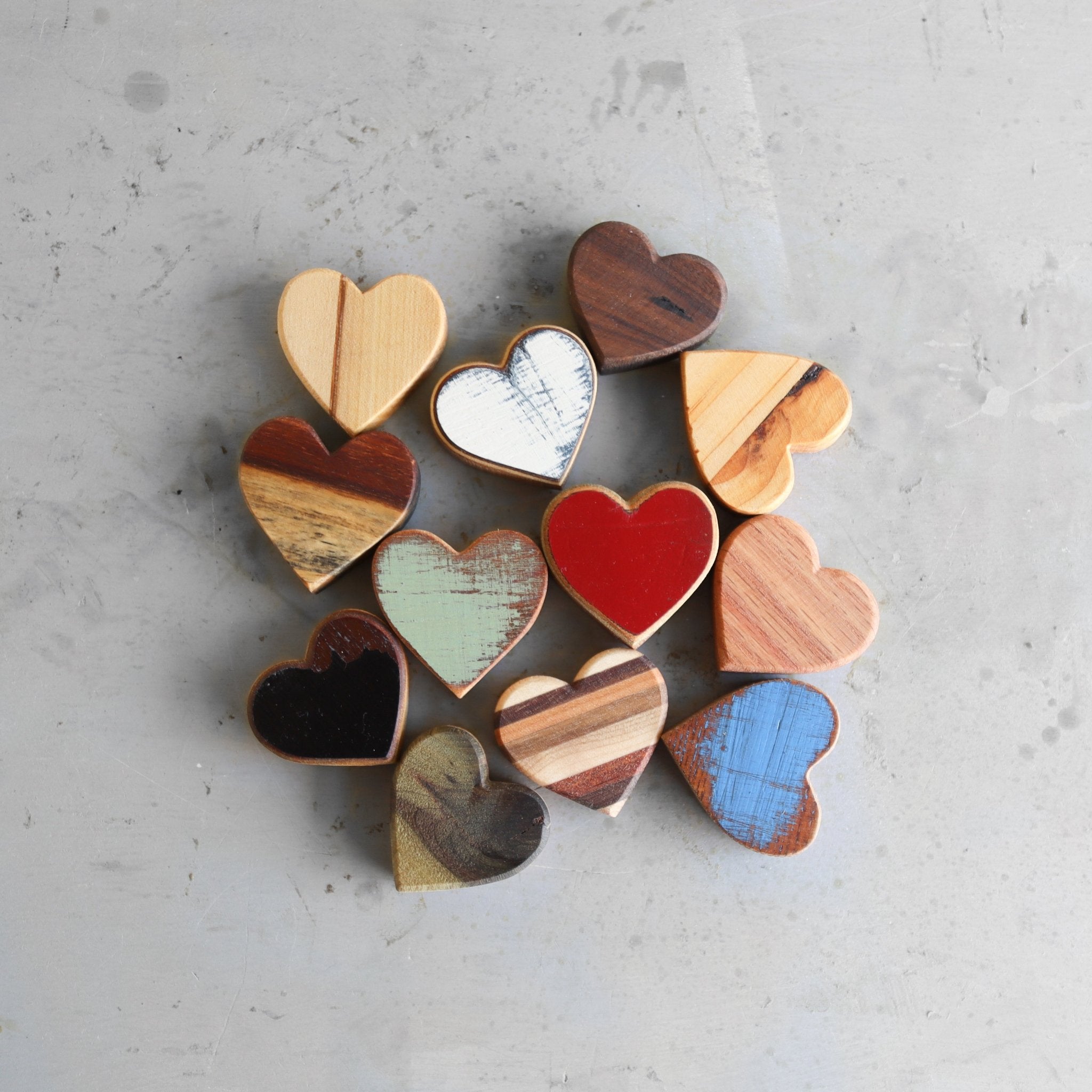 Handmade Wooden Hearts - Che Cose Belle