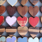 Handmade Wooden Hearts - Che Cose Belle