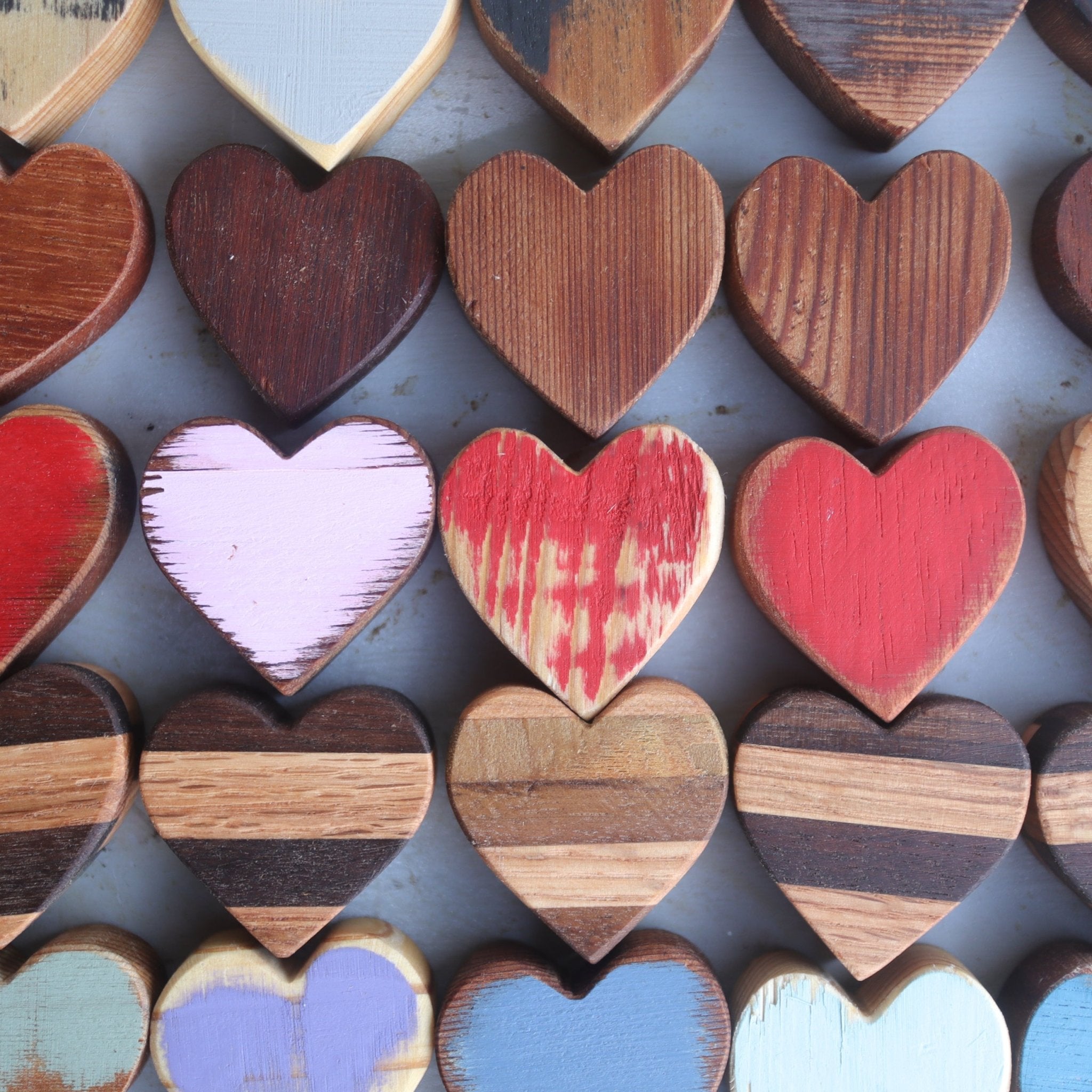Handmade Wooden Hearts - Che Cose Belle