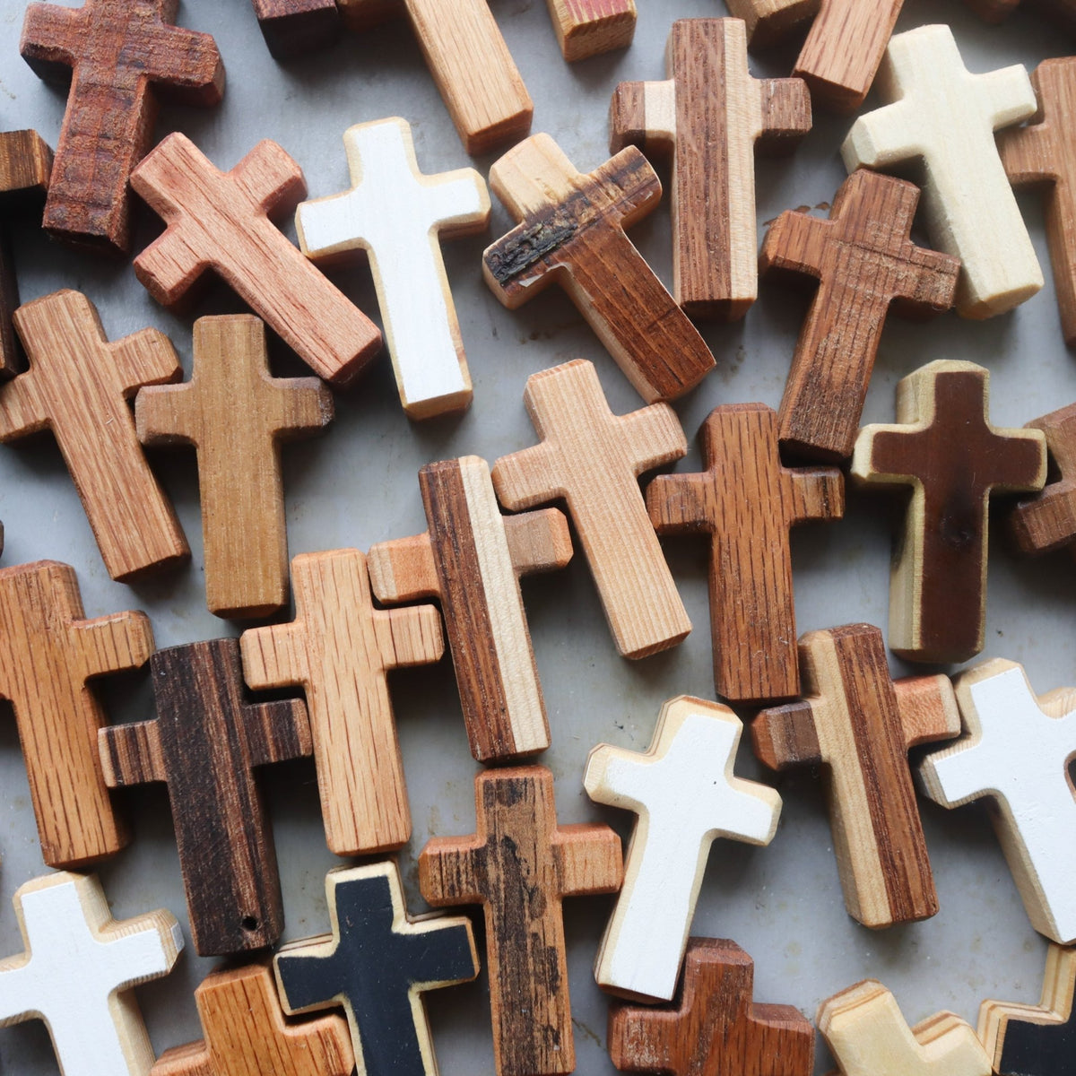 Handmade Wooden Pocket Crosses - Che Cose Belle