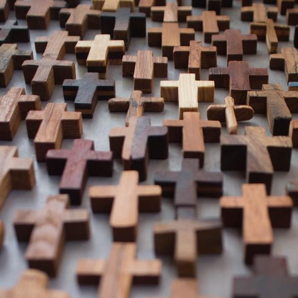 Handmade Wooden Pocket Crosses - Che Cose Belle