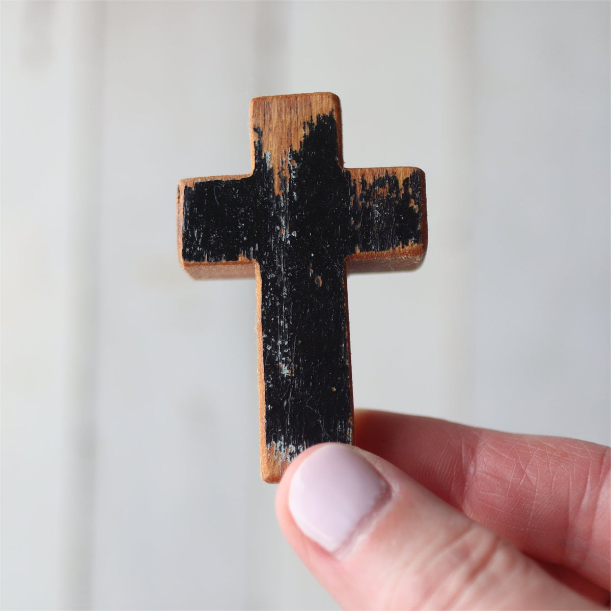 Handmade Wooden Pocket Crosses - Che Cose Belle