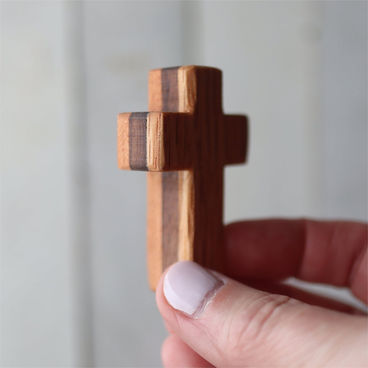 Handmade Wooden Pocket Crosses - Che Cose Belle