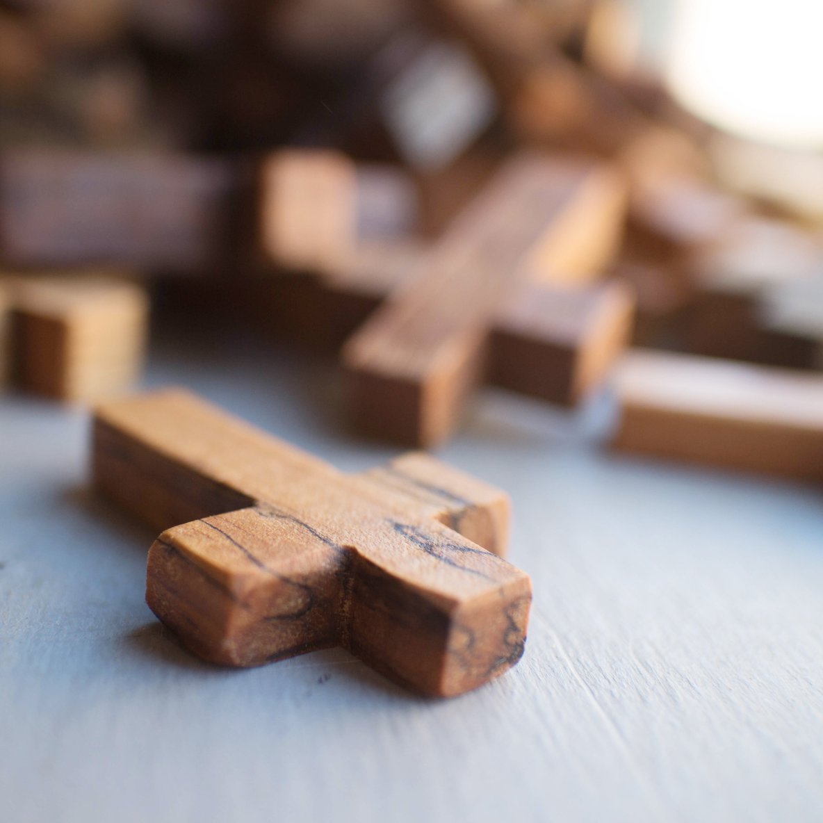 Handmade Wooden Pocket Crosses - Che Cose Belle