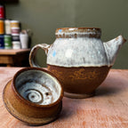 Handmade Yellow Rabbits Stoneware Teapot | Wheel-Thrown Ceramic Teapot - Che Cose Belle