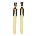 Handpainted Navy Blue Royal Guard Candle - Pack of 2 - Che Cose Belle